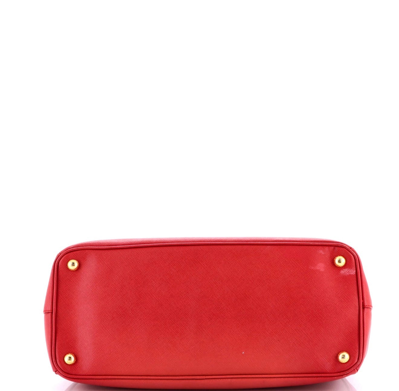 Double Zip Lux Saffiano Large leather bag