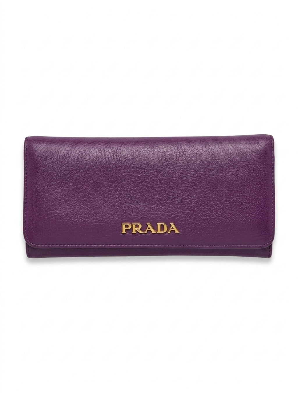 Purple Prada Vintage Continental Wallet