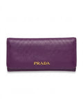 Purple Prada Vintage Continental Wallet